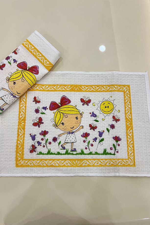 2 Adet 35x45 Yıkanabilir Ilkokul Ve Okul Öncesi Beslenme Örtüsü/bezi_1037-a - 3