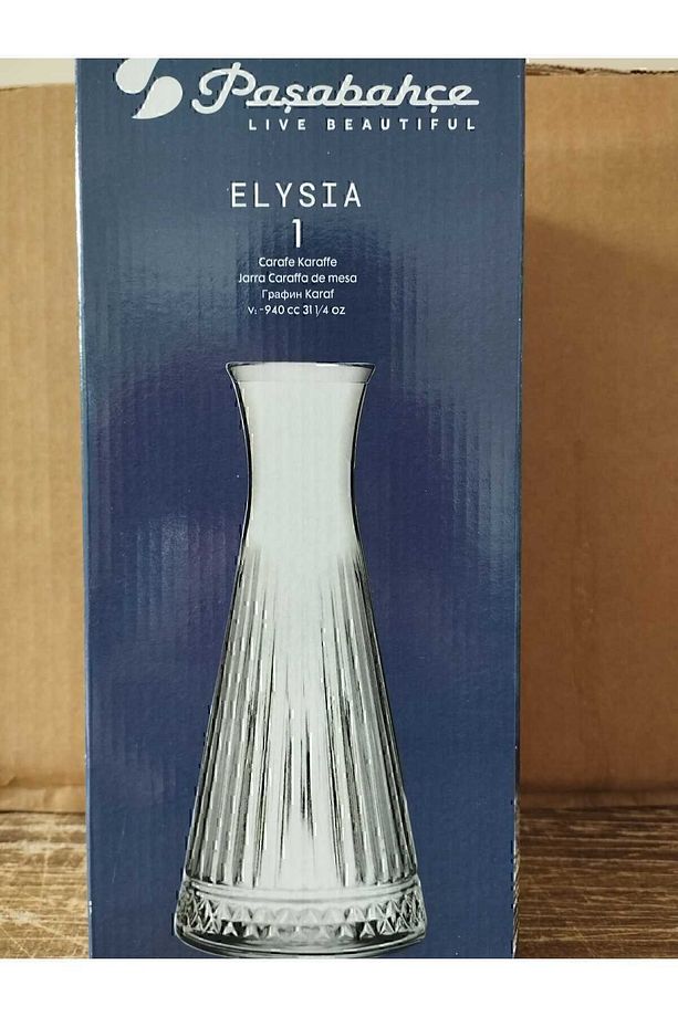 Elysia Karaf Limonata Şişesi Vazo Şişe Sürahi 940 CC Kapaksız - 3
