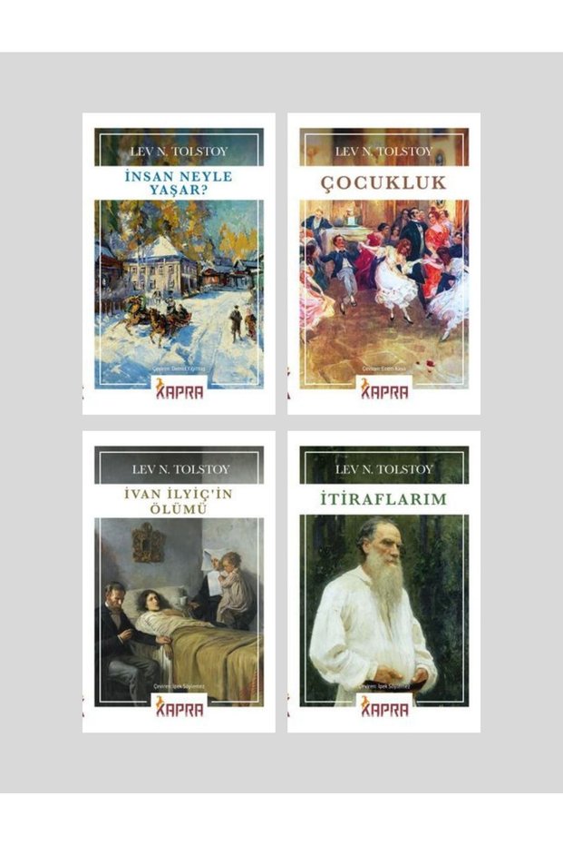 Tolstoy Seti - Çocukluk - Itiraflarım - Insan Neyle Yaşar - Ivan Ilyiç'in Ölümü