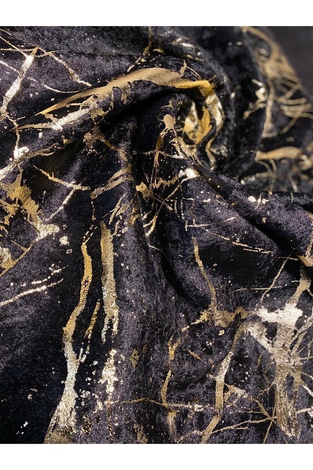 Sofa Sofa Bed Cover New Fashion Gold Leaf Decorative Black Floor Sponge Sofa Cover