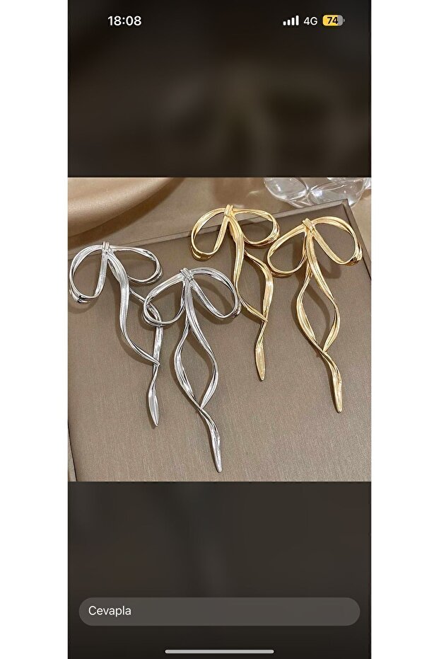 KURDELE MODEL ÇELİK KÜPE - 2