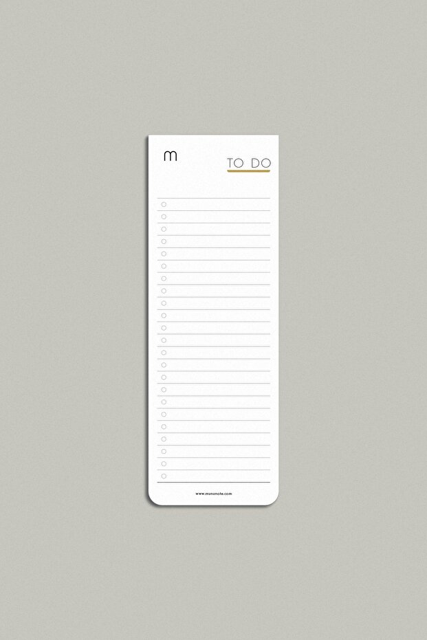 Munu Planner - Planlayıcı Set - White WEEKLY PLAN - TO DO LİST - NOTE - 3
