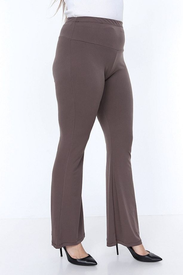 Plna8304 - Sandy Uzun Ispanyol Paça Vizon Pantolon - 2