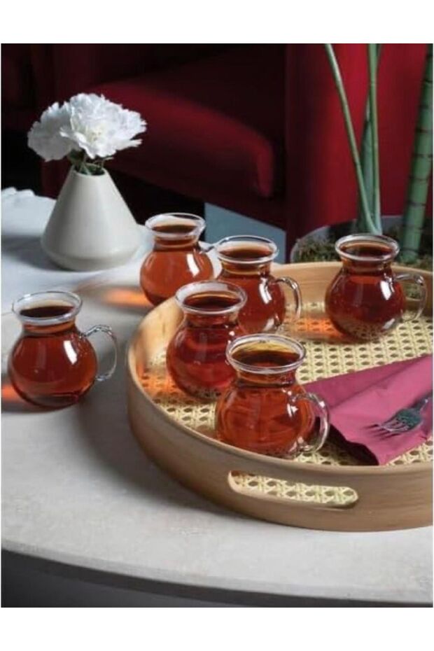 Kulplu çay bardağı - 4