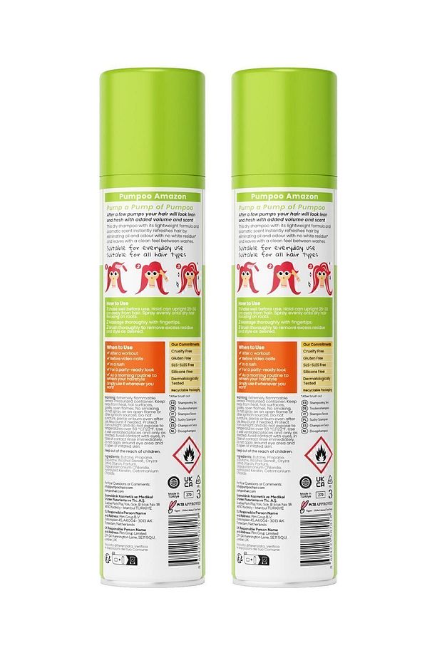 Amazon Kuru Şampuan - Amazon Dry Shampoo X2 - 3