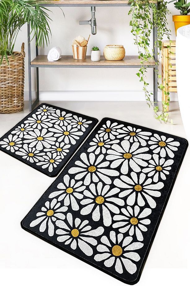 Pagallo 2'li Set Banyo Halısı Djtbanyo - 1