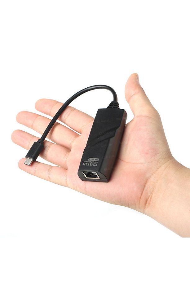 Usb3,1 Type-C - 10/100/1000 Gigabit Lan Ethernet Ağ Dönüştürücü (Dk-Ac-U31Xglan) - 6