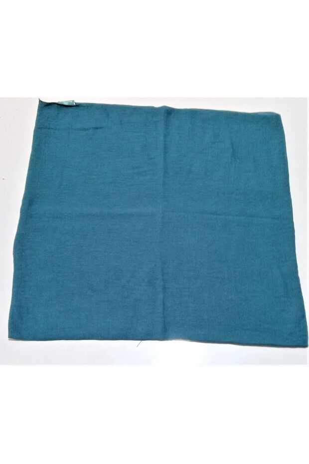 وشاح ناعم بلون سادة - 1