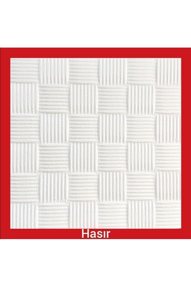 Hasır Model Tavan/Duvar Kaplama Strafor Köpük (10 adet) - 1