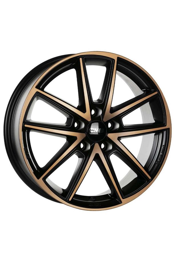 -1185-06 7.0x17"-5x112 Et45 57.1 Diamond Black Gloss Jant (4 Adet) - 1