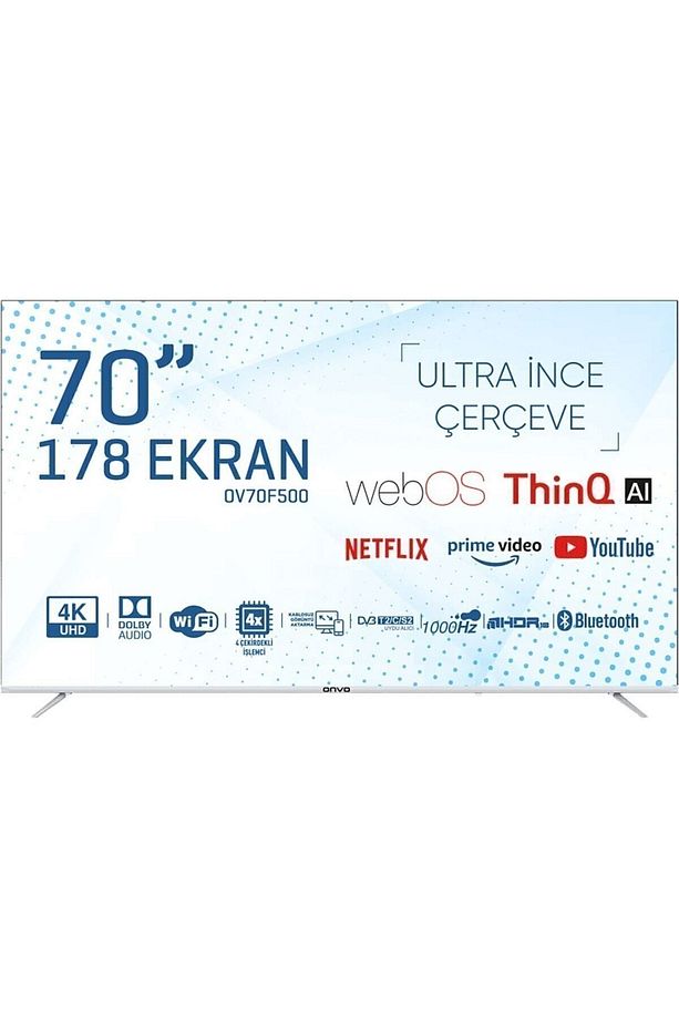 Ov70f500 70 Inç 178 Ekran Ultra Hd Webos Smart Çerçevesiz Led Tv - 1