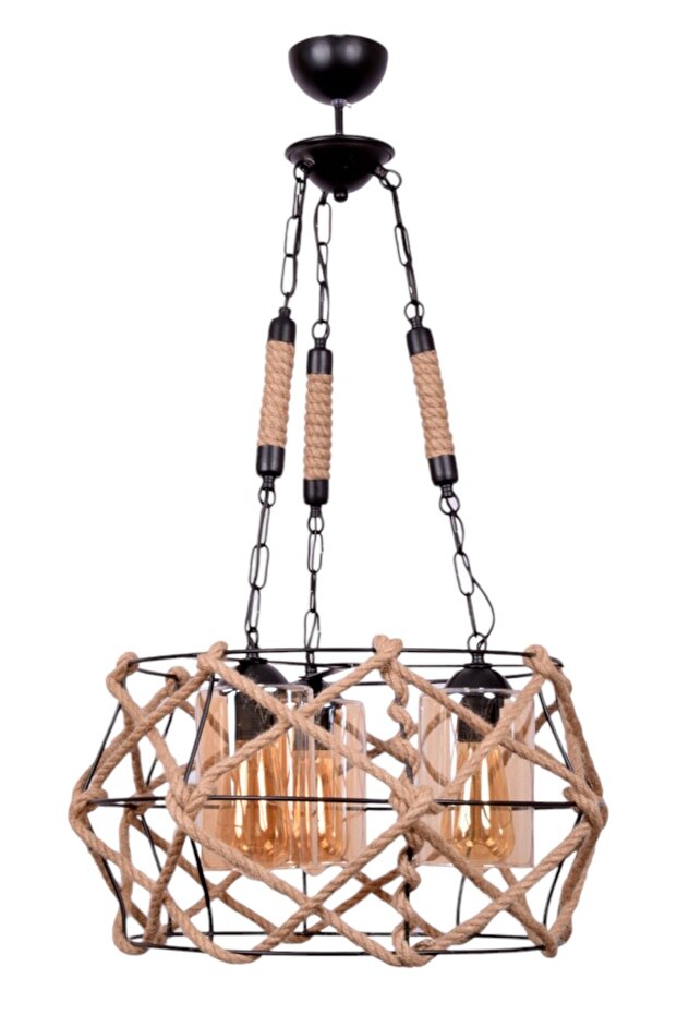 BEYZA 3LÜ MODERN HALATLI AVİZE - 2