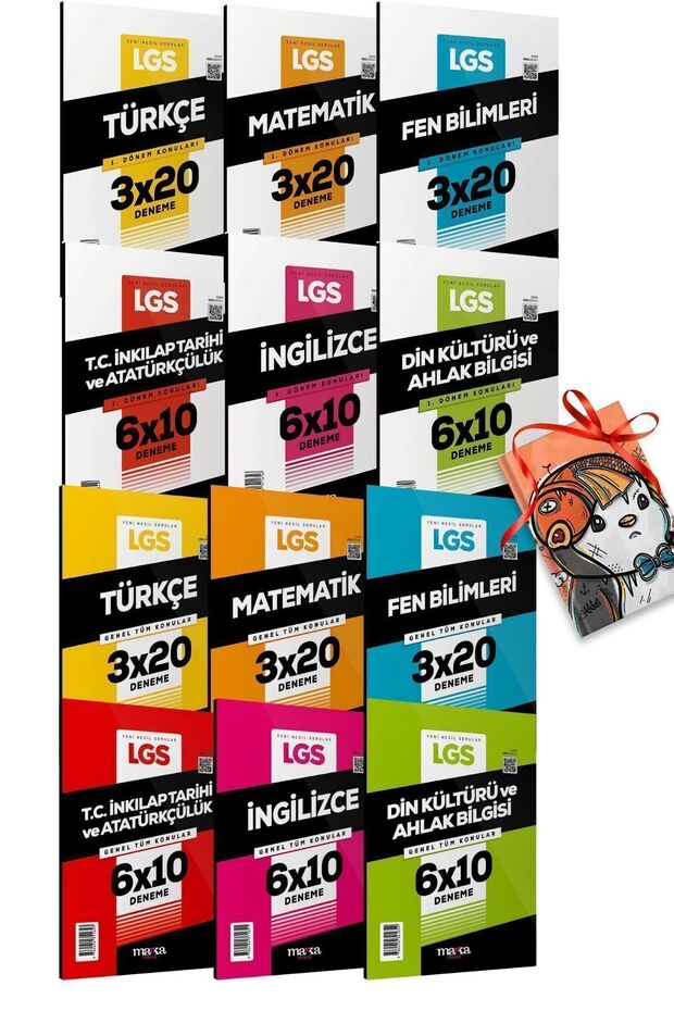 2026 Lgs 8. Sınıf 1. Dönem Ve 1.-2. Dönem 54 Deneme Seti 720 Soruluk Sınav Provası (DEFTER HEDİYELİ) - 1