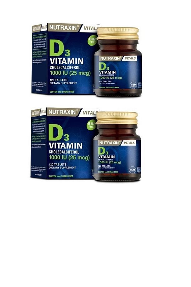 Kemik Ve Kas Gelişimi Için D3 Vitamini 120 Tablet X2 Adet - 1