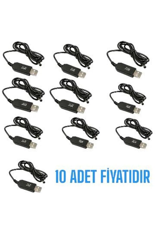 USB-Barrel Jack Voltaj Yükseltici (Giriş 5V, Çıkış 12V) - 10 ADET - 1