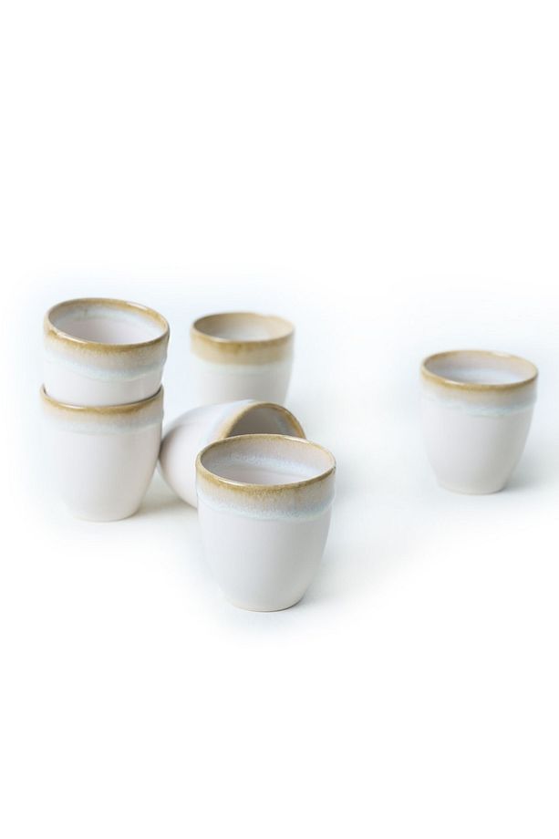 Shizen Krem Latte Kupa 8 Cm 6 Adet Q44 - 5