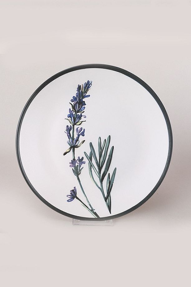 Çiçek Bahçesi Servis Tabağı 25 Cm 6 Adet - 18938-39-40-41-42-43 - 3