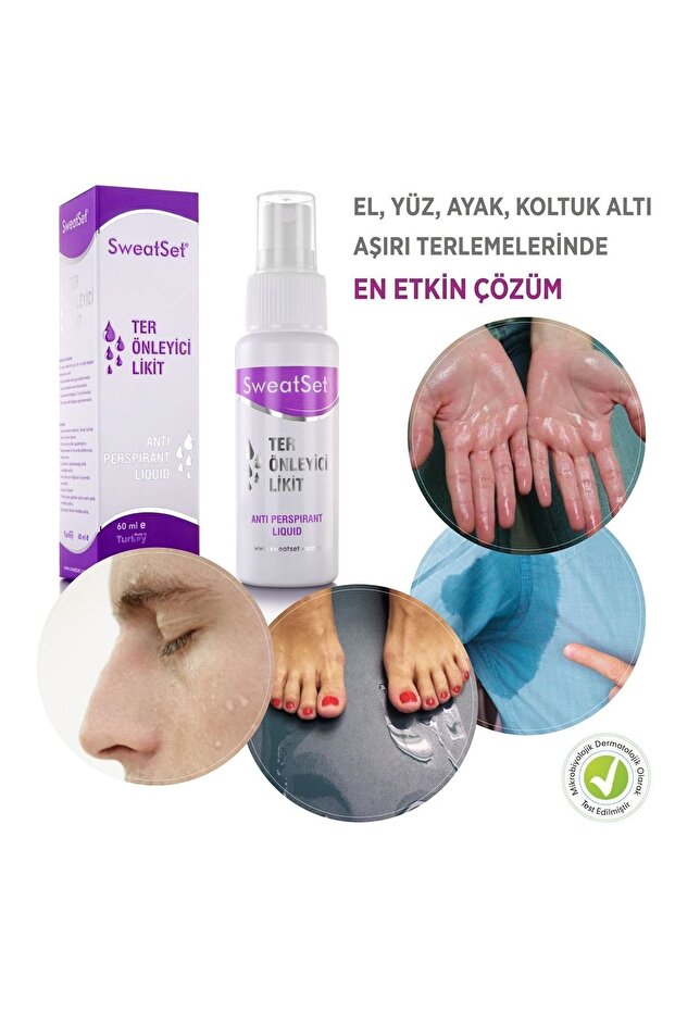 Ter Önleyici Likit Sprey 60 Ml - El Yüz Ayak Sırt Koltuk Altı Terleme Önleyici Etkin Formül - 4