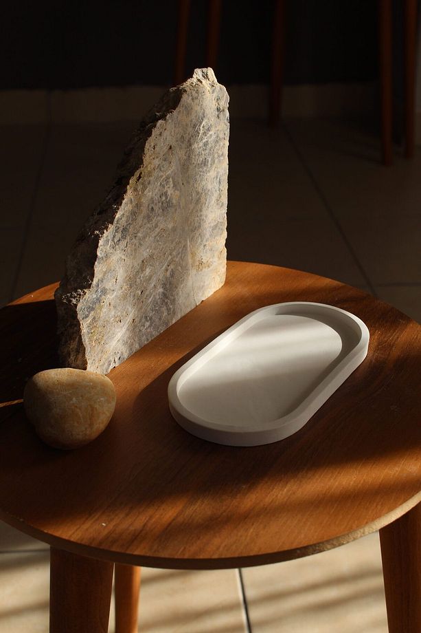 Vıvasto Dekoratif Oval Sunumluk Seti, Dekoratif Biblo Takı Tabağı, Saksılık,tütsülük,Mumluk - 3