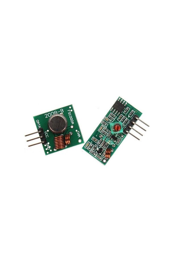 433 Mhz Rf Alıcı-verici Modül - Transmitter & Receiver Arduino Uyumlu (ANTENLİ) - 3