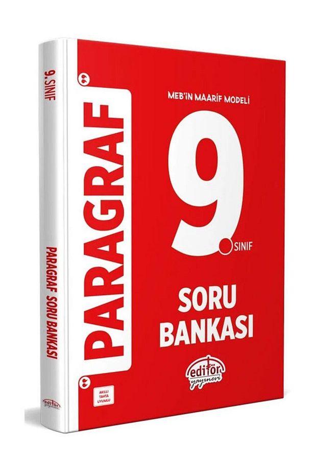 2025 Editör Maarif Modeli 9.Sınıf Paragraf Soru Bankası - 2