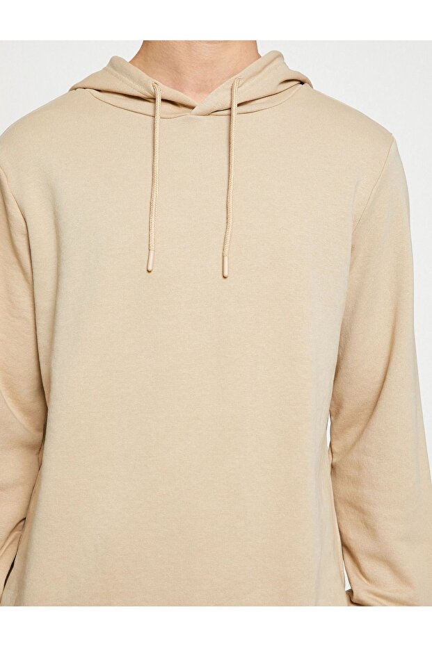 Erkek Basic Kapşonlu Sweat - 2