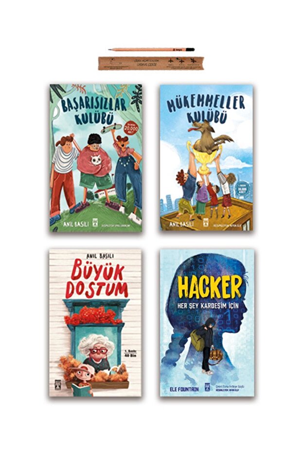 Mükemmeller Kulübü - Başarısızlar Kulübü - Büyük Dostum - Hacker Set 4 Kitap