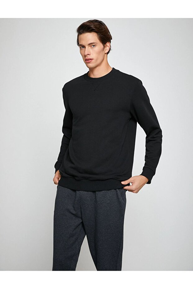 Erkek Basic Bisiklet Sweat - 1