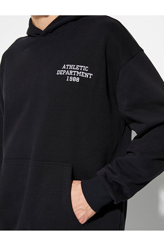 Erkek Kapşonlu Sweat - 5