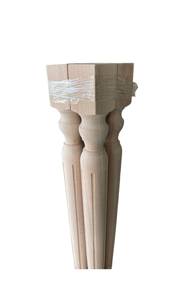 Ahşap Torna Cnc Ayak Yemek Masası,mutfak Masası, Sehba ,çalışma Masası, Dresuar Ayağı 8x8x75 Cm - 2
