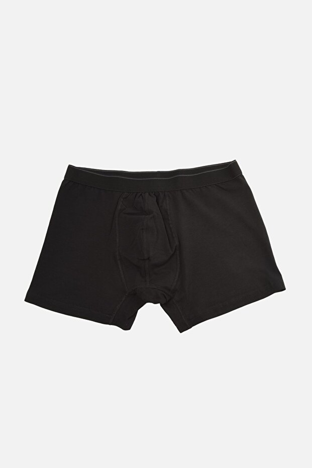 Çok Renkli Desenli-Düz 3'lü Paket Pamuklu Boxer TMNAW22BX0010 - 2
