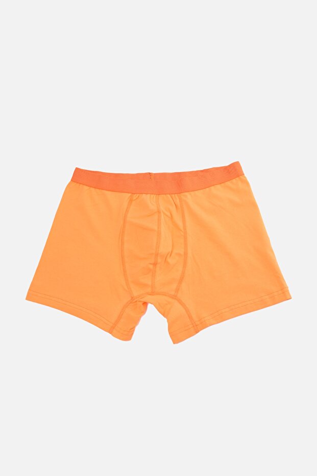 Çok Renkli Desenli-Düz 3'lü Paket Pamuklu Boxer TMNAW22BX0010 - 3