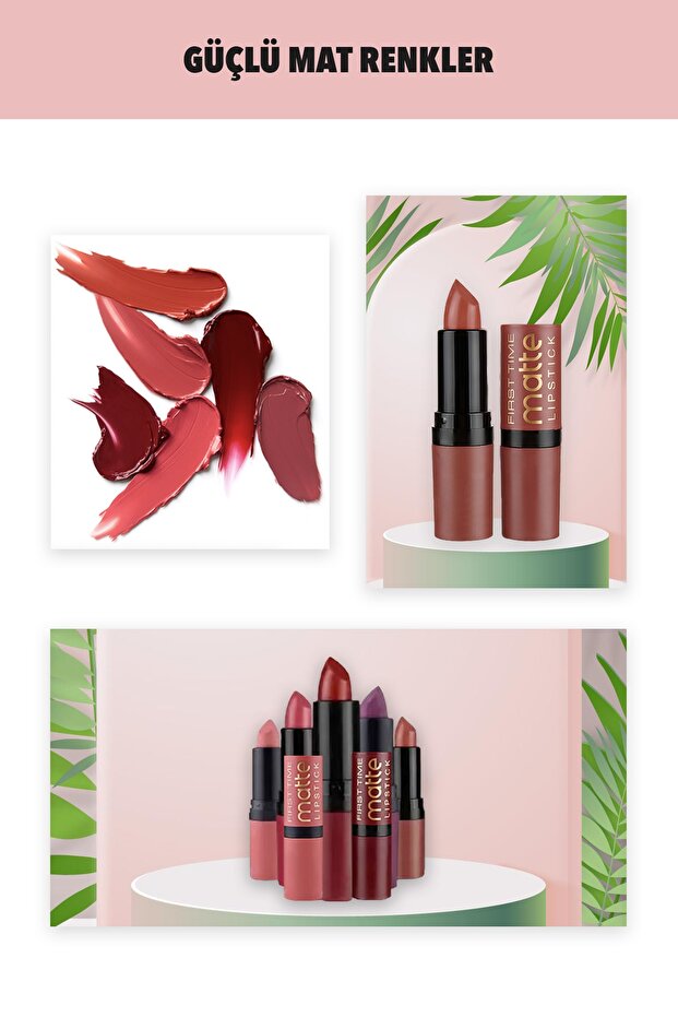 Fırst Tıme Rich Matte Lipstick - 122 - 2