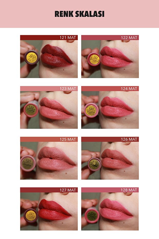 Fırst Tıme Rich Matte Lipstick - 128 - 4