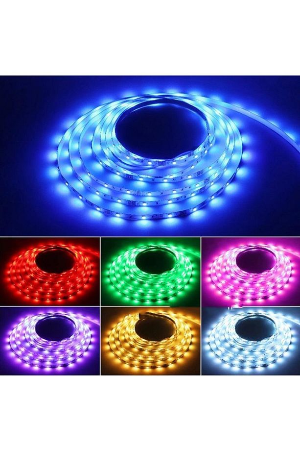 Bluetooth Kumandalı Tv Arkası Rgb Usb 3 Çipli Şerit Led 3mt - 3