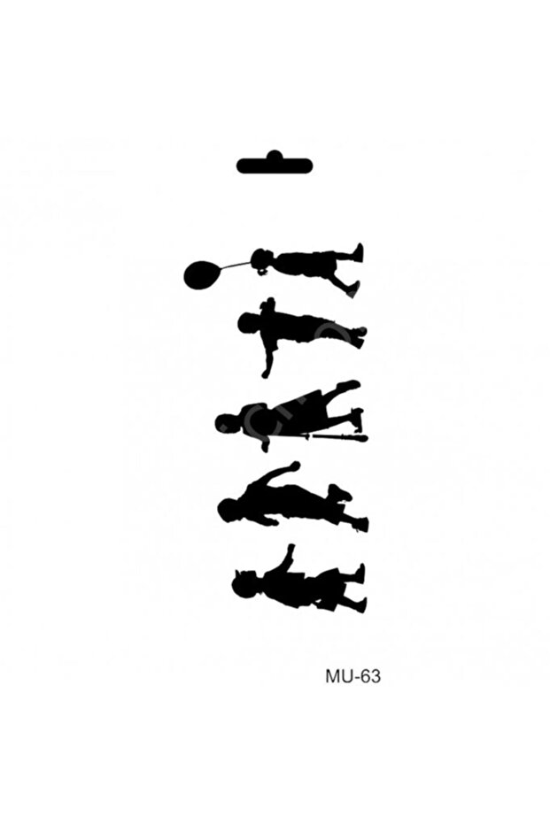 Mu63 Mix Media Stencil