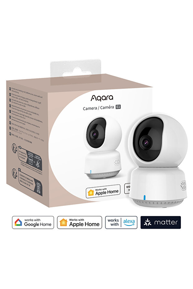 E1 Kablosuz Iç Mekan Wi-fi Ip 2k Kamera (APPLE HOME - AMAZON ALEXA - GOOGLE HOME DESTEKLİ) - 1