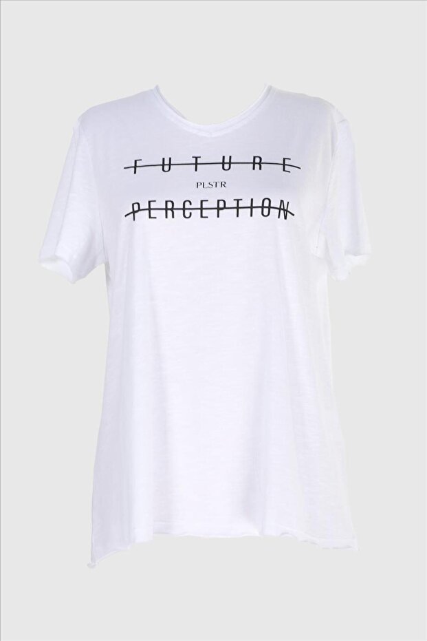 2093_printed V-neck Short Sleeve T-shirt