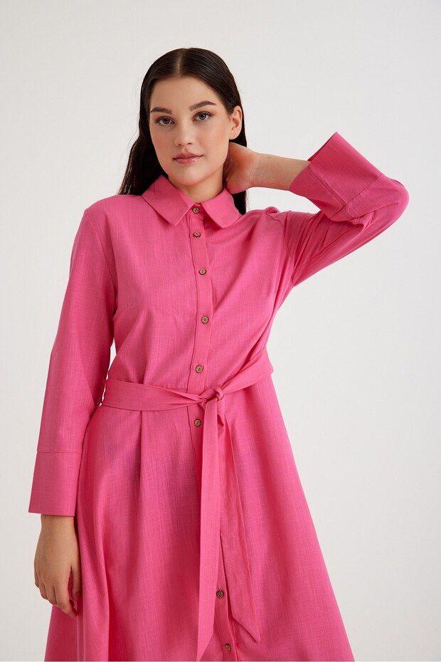 Rose Elbise Pembe - 2