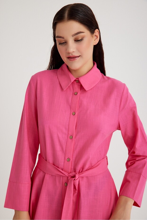 Rose Elbise Pembe - 4