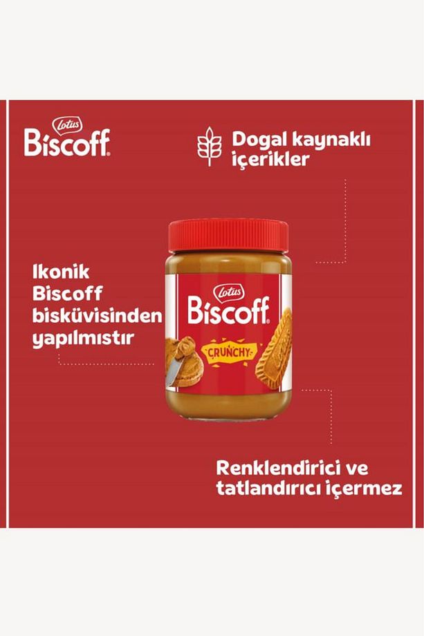 Biscoff Spread Crunchy 380 gr X 12 Adet - 3
