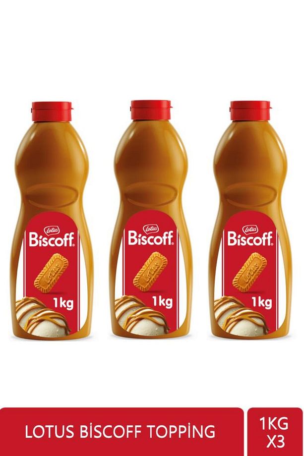 Biscoff Topping 1 Kg X 3 - 1
