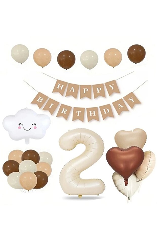 2 Years Old Retro Birthday Set