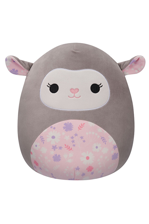 دمية سكويشميللو القطيفة ذات اللون الرمادي الفصحي مقاس 12 بوصة - 1