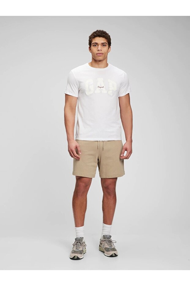 Erkek Optıc Whıte Logo Tshirt - 6