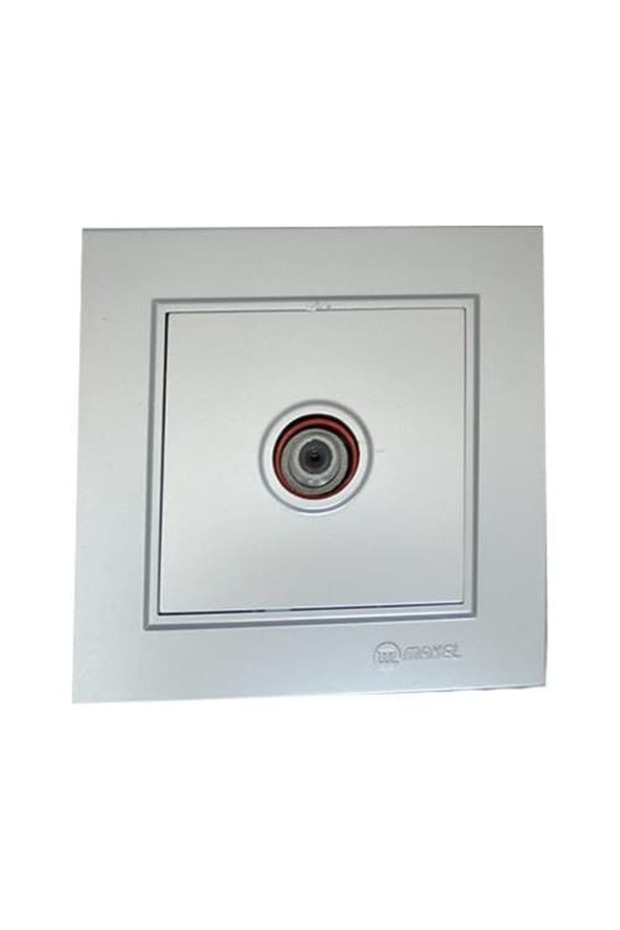 Karea Satellite Socket Silver Module+Cover+Frame - 1