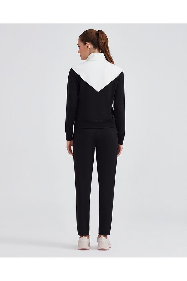 W Micro Collection Colorblock Suit Kadın Siyah Eşofman Takımı S212251-001 - 3
