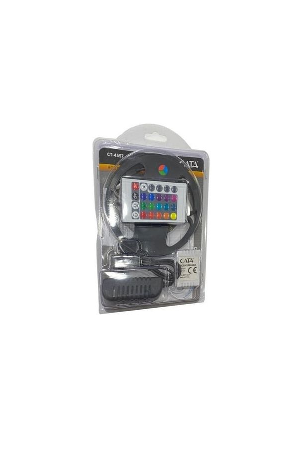 Ct-4557 Rgb Şerit Led Seti 5 Mt Rgb Led 3 Renk Trafo Rgb Kumanda - 2