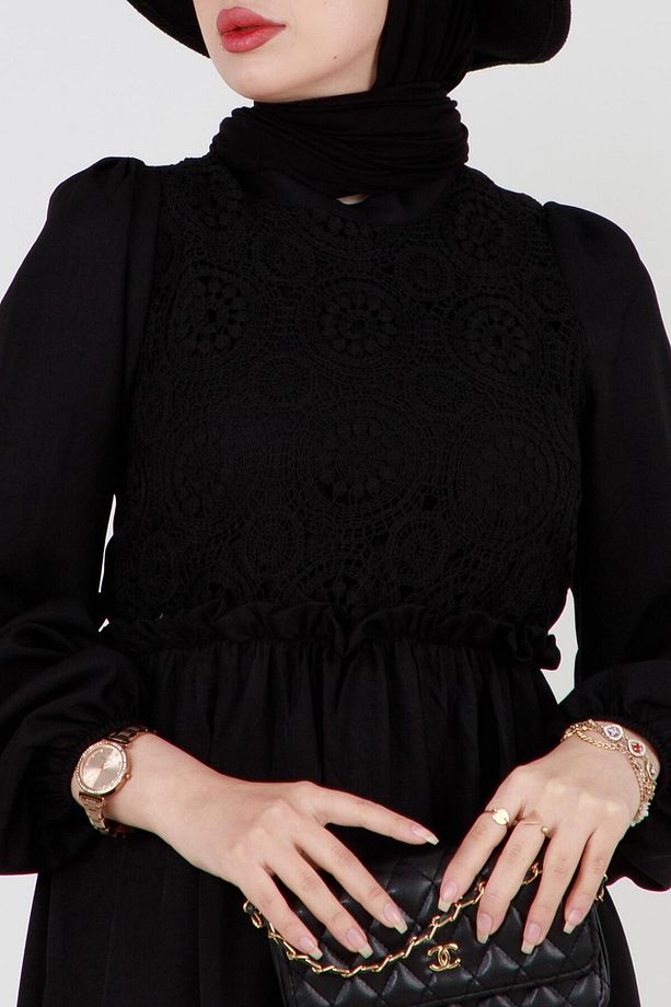 Firuze Elbise-Siyah - 4