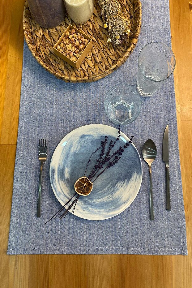 Düz Runner Mavi - 1